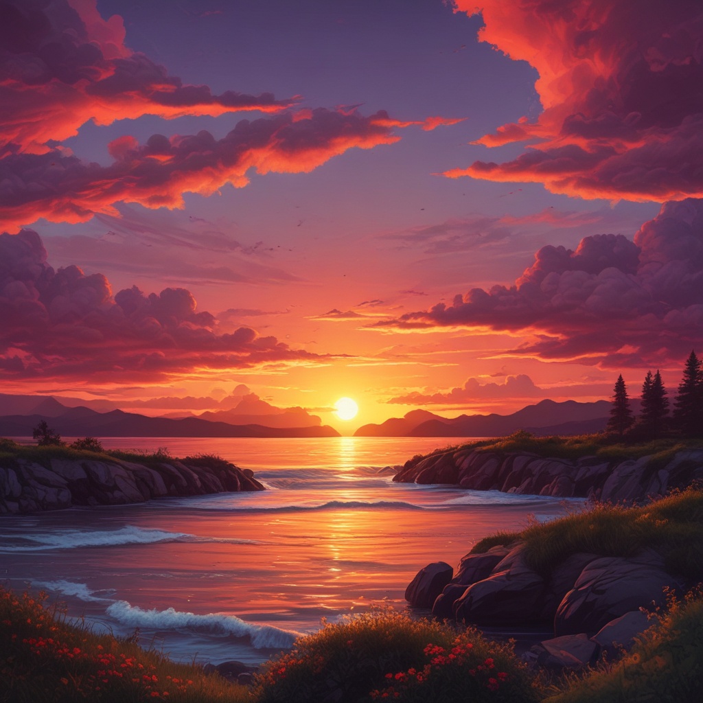 A beautiful sunset